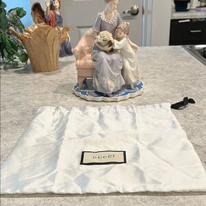 Gucci Ivory Satin Dust Bag